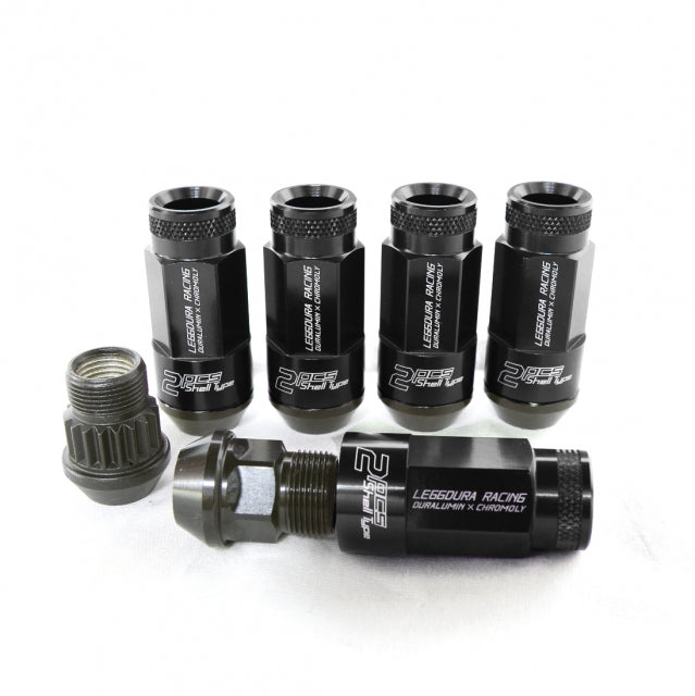 Project Kics Leggdura Racing Shell Type Lug Nut 53mm Open-End-Style - 12x1.25