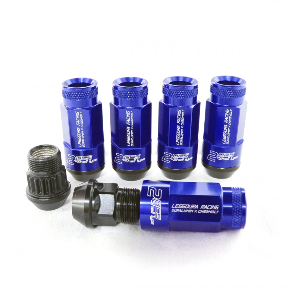 Project Kics Leggdura Racing Shell Type Lug Nut 53mm Open-End-Style - 12x1.25